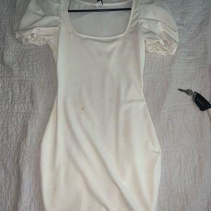 White Hoco Dress